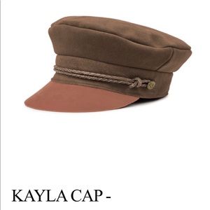 Brixton Kayla Cap Brown Leather & Suede...perfect